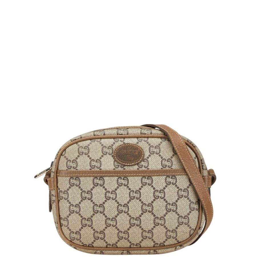 Gucci Vintage Canvas Crossbody Bag with Minor Wear