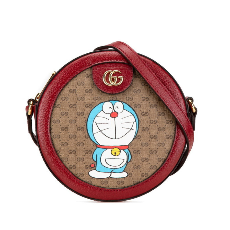 Gucci Canvas Crossbody Bag with Slight Stain and Good Condition Handle