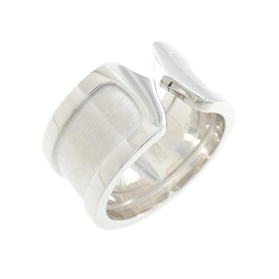 Cartier White Gold C2 Ring with Slight Scratches