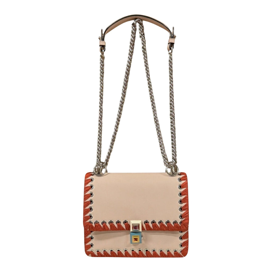 Fendi Leather Handbag with Minor Stain and Slight Rubbing