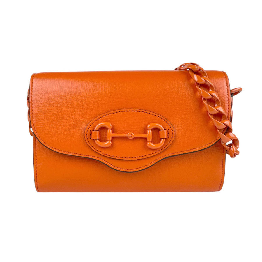 Gucci Leather Horsebit Shoulder Bag
