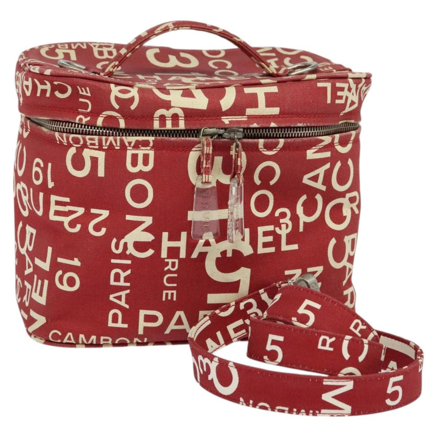Chanel Canvas Vanity Bag in Good Condition