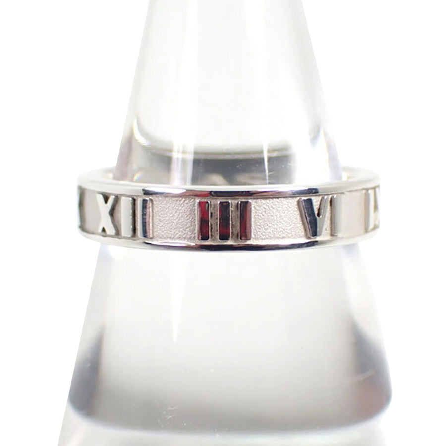 Tiffany & Co. Atlas Silver Bracelet with Roman Numeral Design