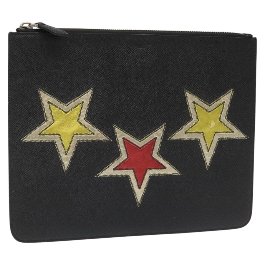 Givenchy Leather Shoulder Bag with Metal Accent