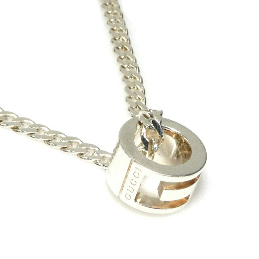 Gucci GG Logo Silver Ring With Box and Dust Bag