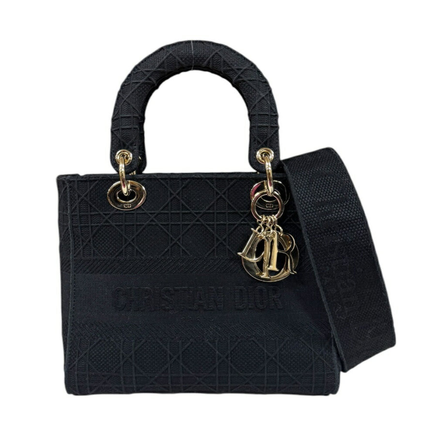 Dior Lady D-Light Canvas Shoulder Bag