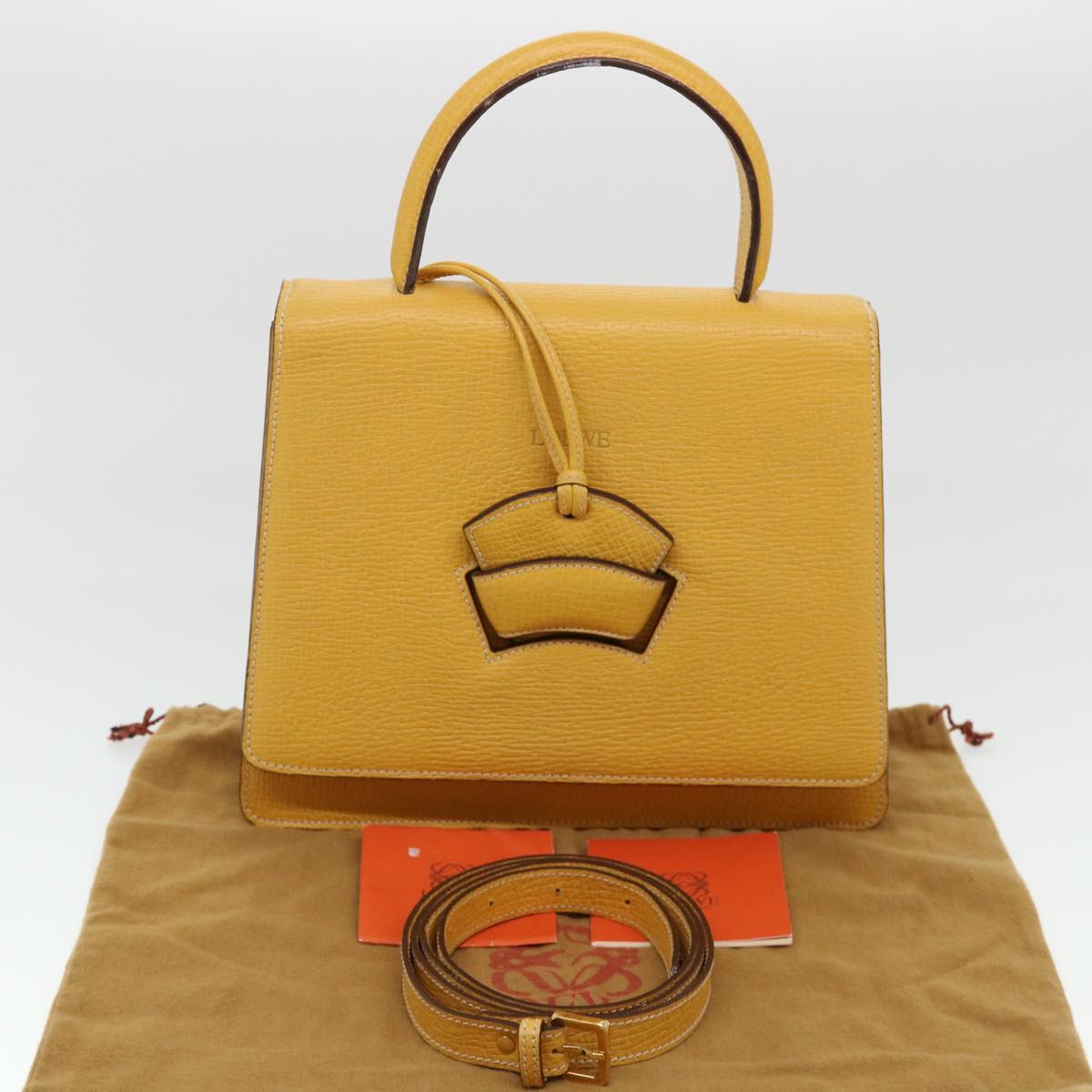Loewe Yellow Leather Barcelona
