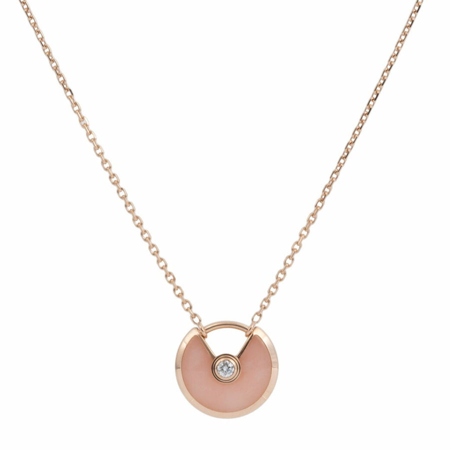 Cartier Amulette de Cartier Rose Gold Pendant Necklace
