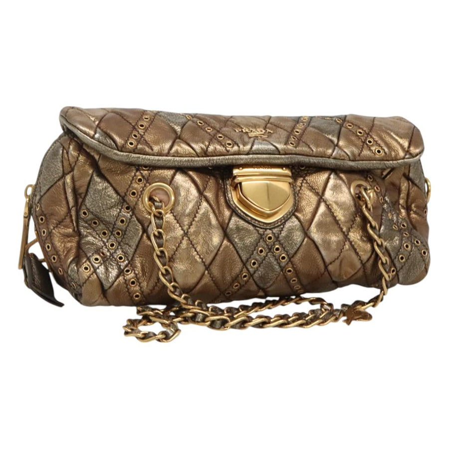 Prada Quilted Leather Chain Shoulder Bag