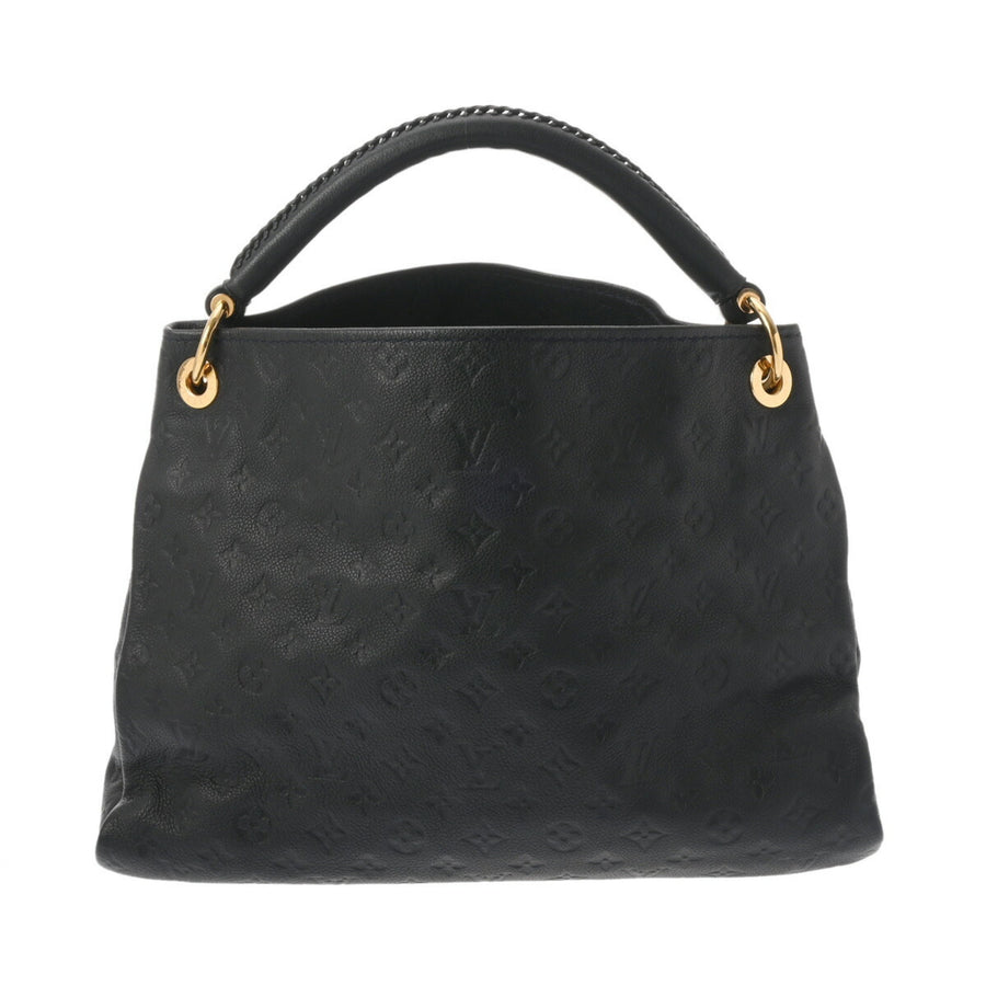 Louis Vuitton Leather Artsy Handbag with Charm and Slightly Rubbed Corners
