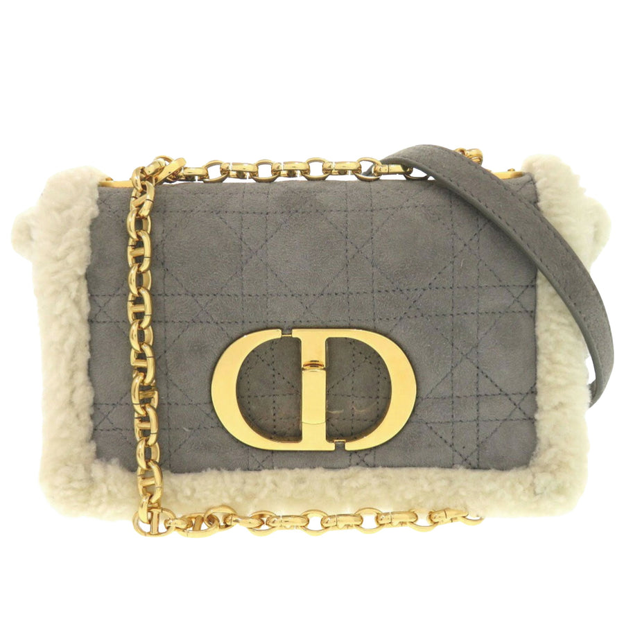 Dior Suede CARO Bag with Excellent Condition and Sleek Design