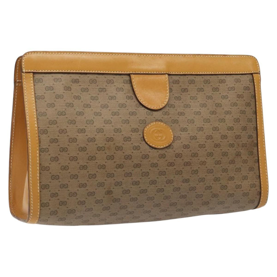 Gucci Vintage GG Canvas Clutch