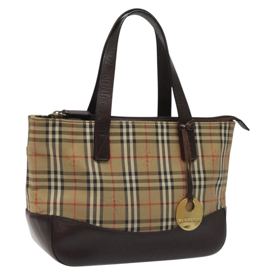 Burberry Nova Check Canvas Handbag with Minor Wear