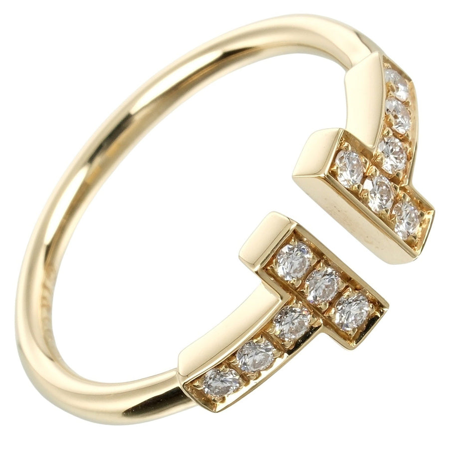 Tiffany & Co. Yellow Gold T Wire Diamond Bracelet