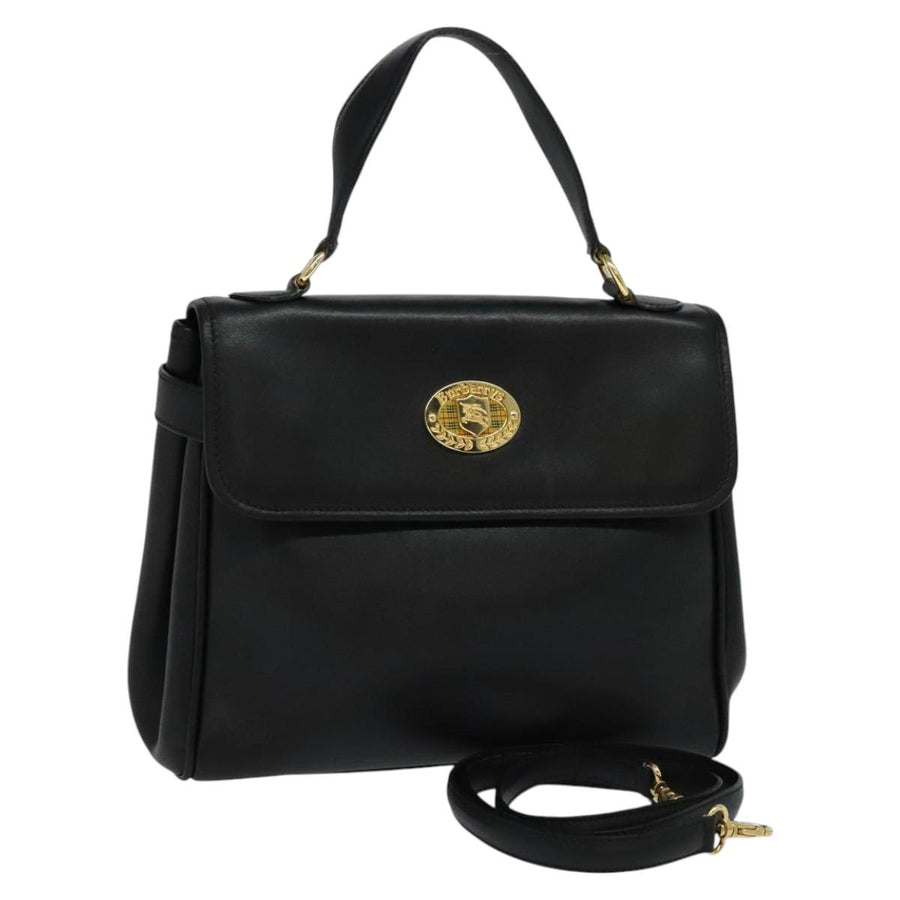 Burberry Leather Shoulder Bag with Adjustable Strap and Minor Wear