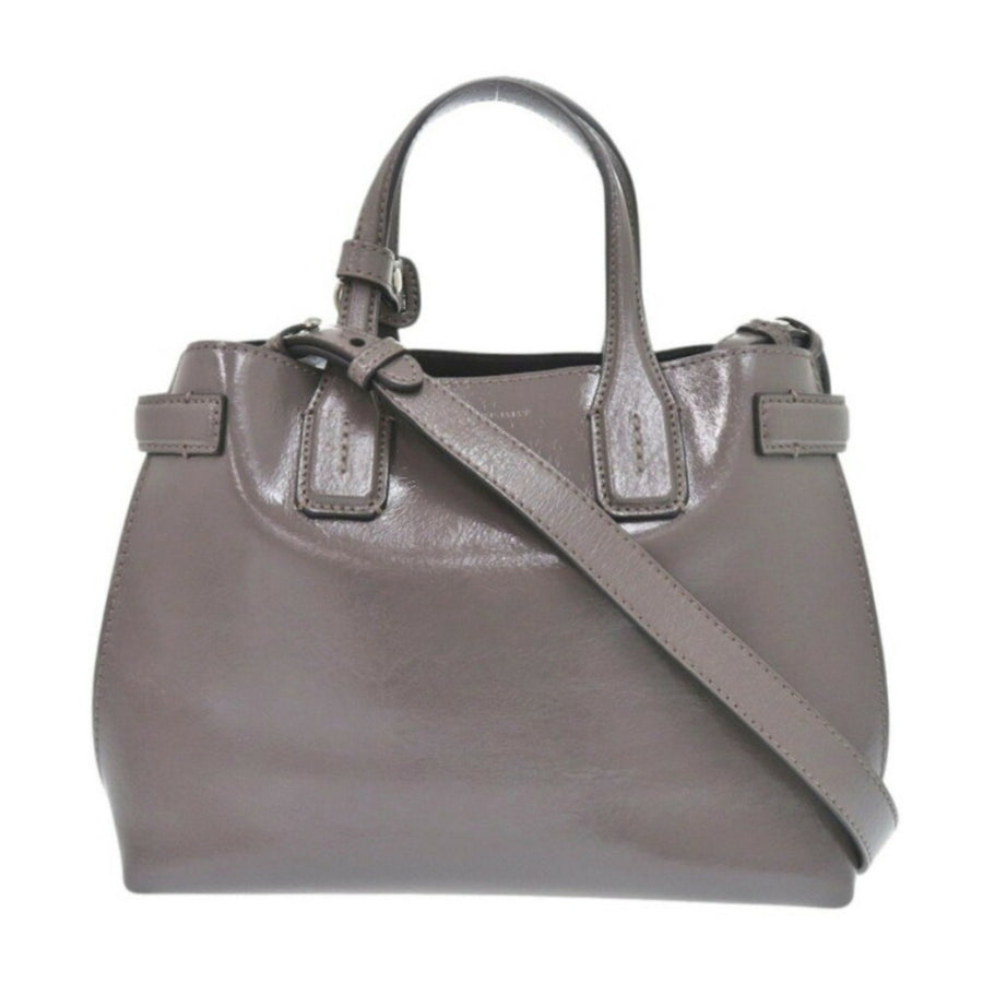Burberry Leather Banner Tote with Dust Bag and Shoulder Strap