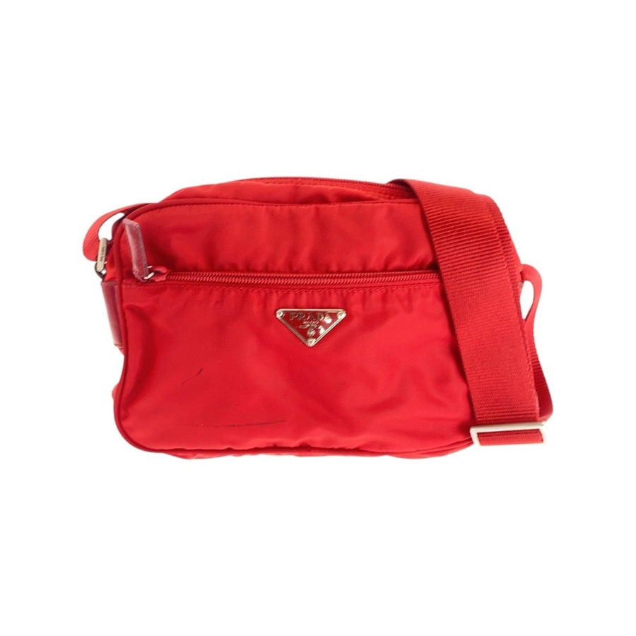 Prada Luxury Synthetic Handbag with Metal Accents