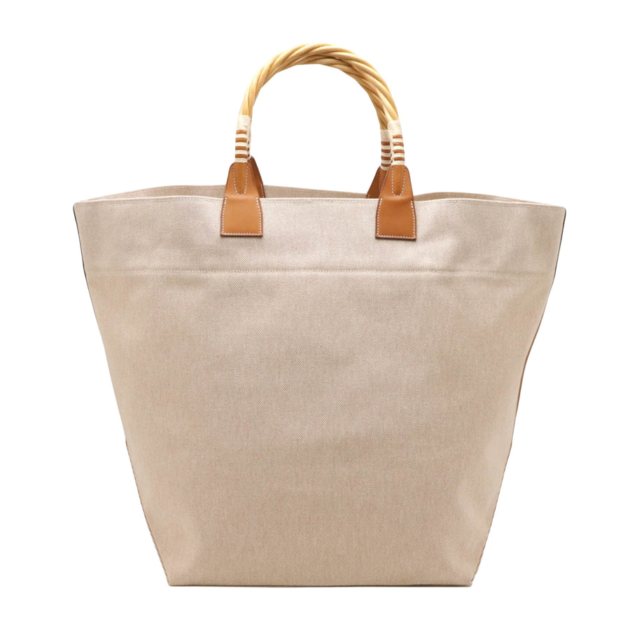 Hermes Steeple Tote Canvas Handbag