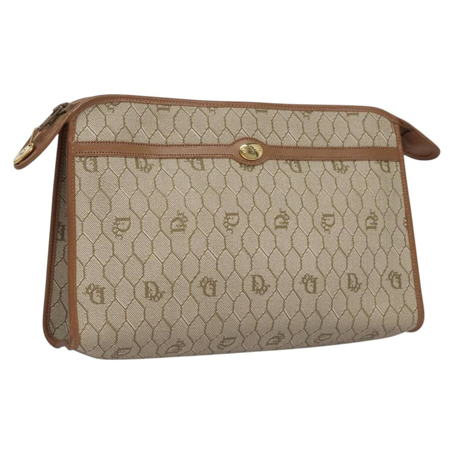 Dior Honeycomb Canvas Shoulder Bag
