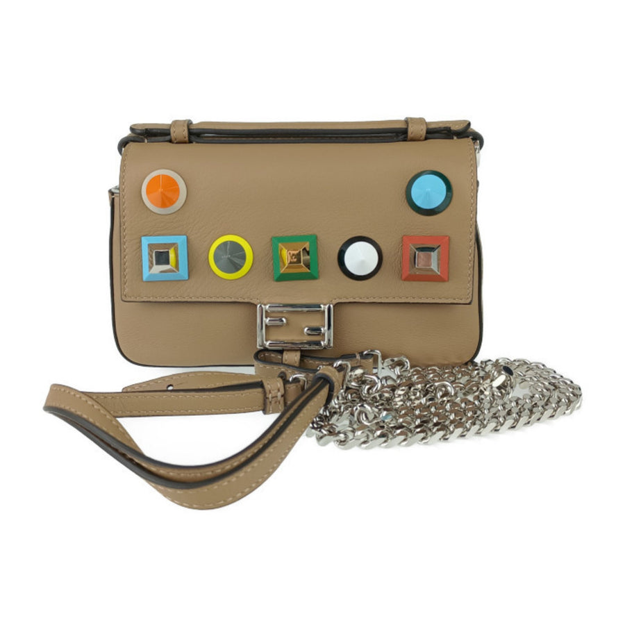 Fendi Multicolor Embellished Crossbody Bag