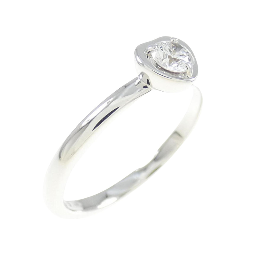 Cartier Platinum Diamond Heart Ring