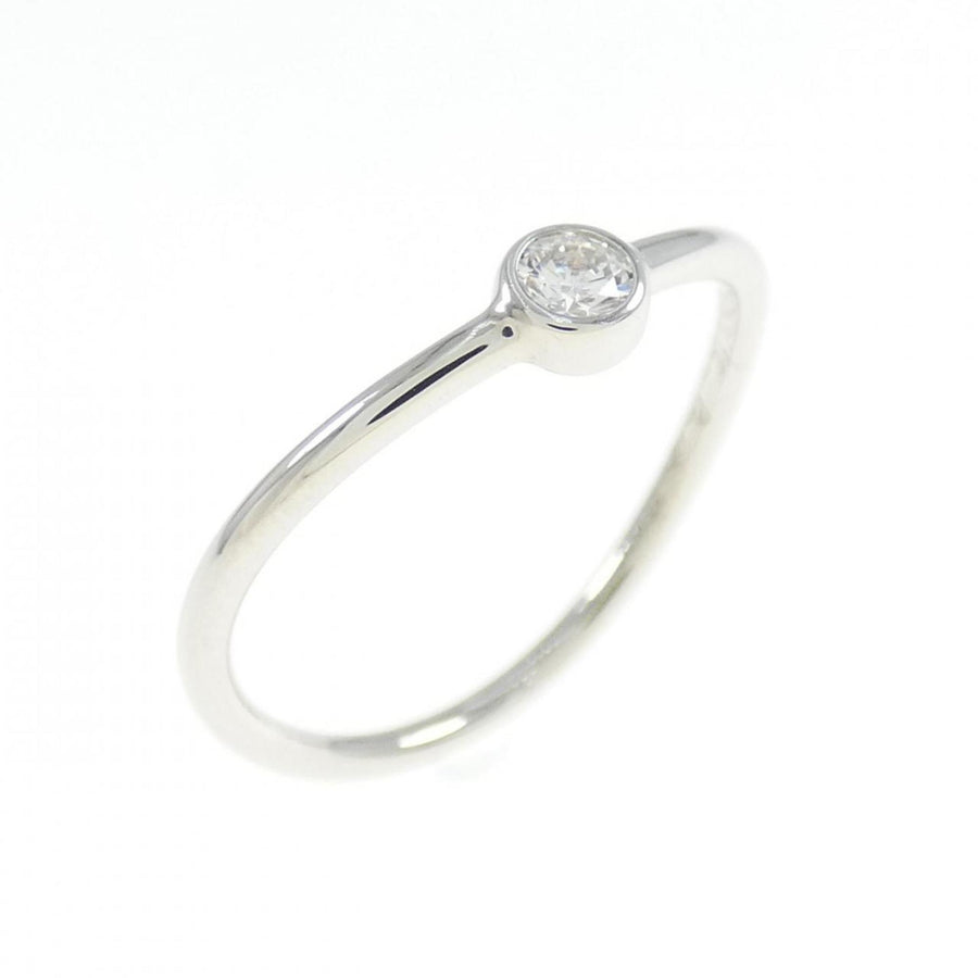 Tiffany & Co. Bezet Round Solitaire Diamond Ring
