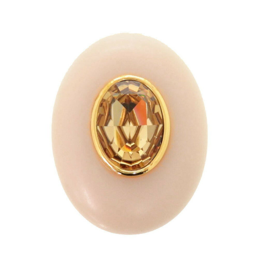 Celine Oval Crystal Resin Earrings