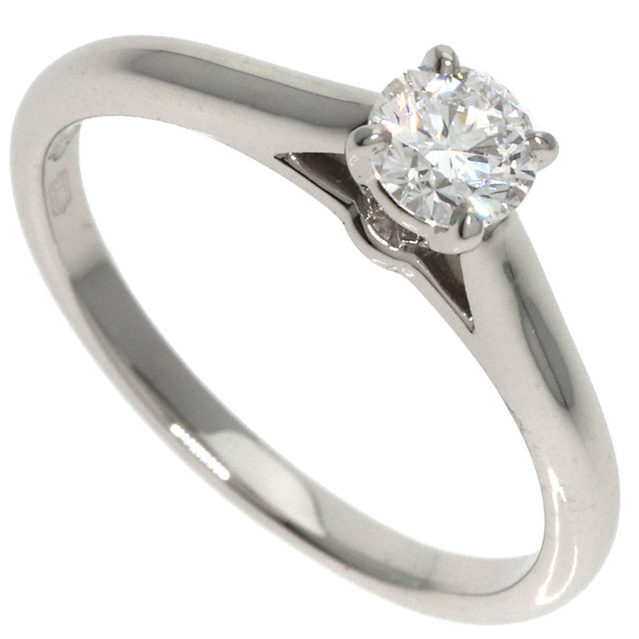 Cartier Solitaire Diamond Platinum Ring