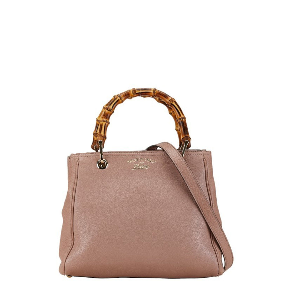 Gucci Bamboo Handle Small Top Handle Bag