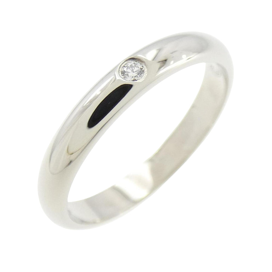 Cartier Platinum Diamond Solitaire Ring