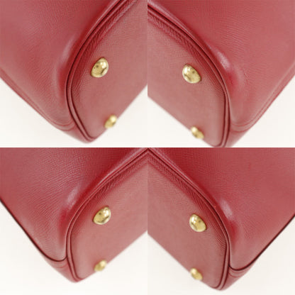 Hermès Red Leather Bolide