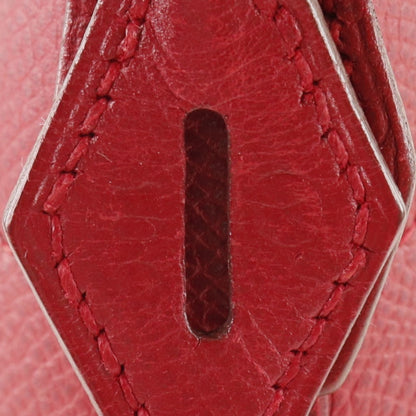 Hermès Red Leather Bolide