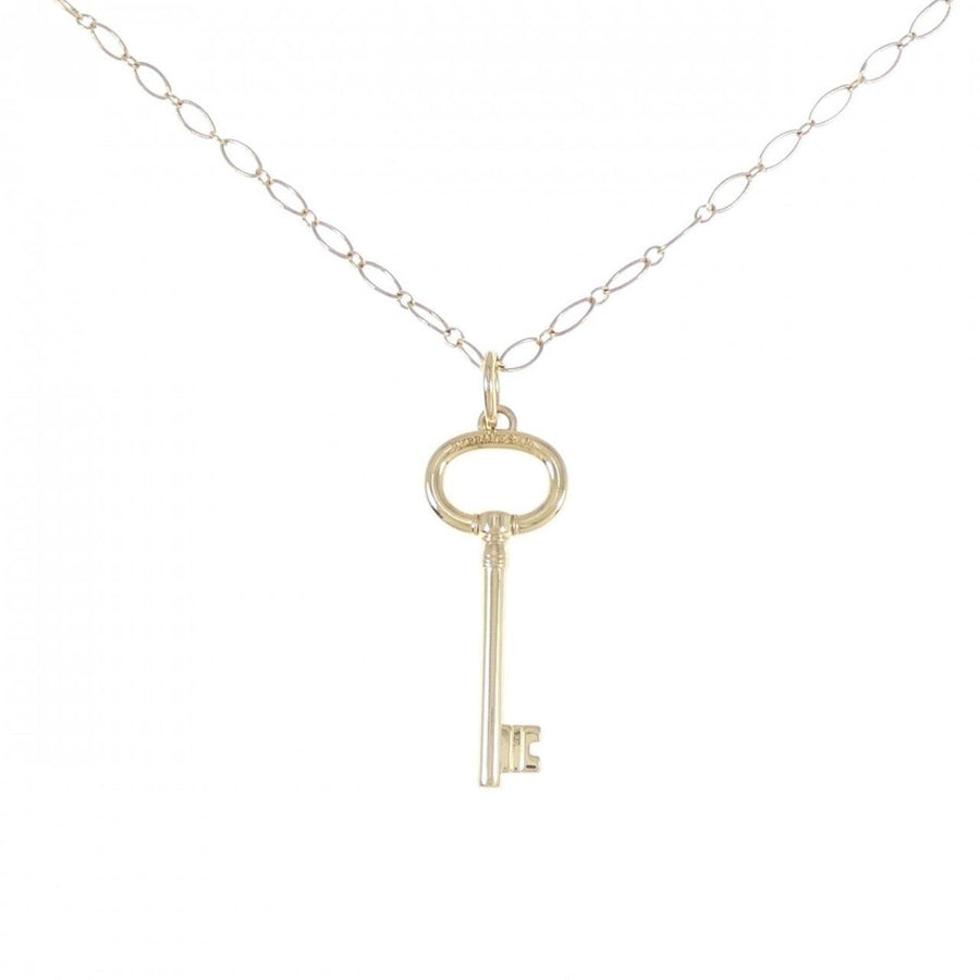 Tiffany & Co. Yellow Gold Key Pendant Necklace