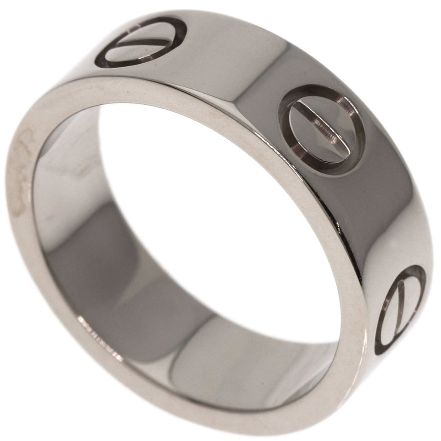 Cartier White Gold Love Bracelet with Slight Scratches and Dirt