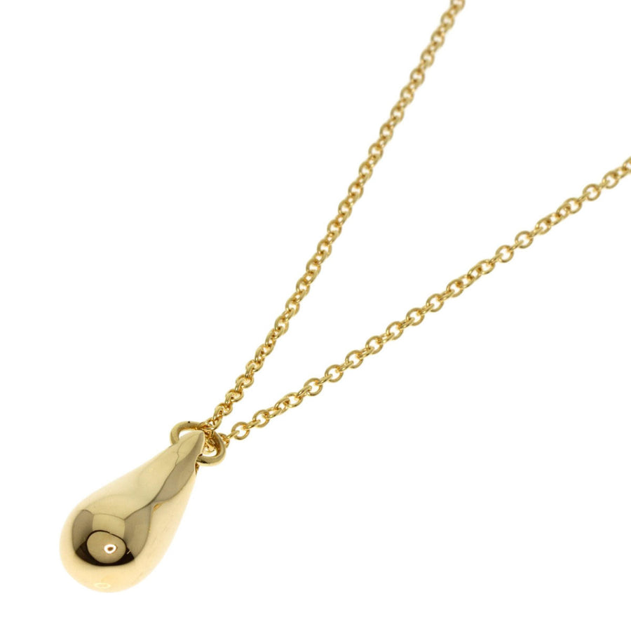 Tiffany & Co. Teardrop Yellow Gold Earrings with Slight Scratches and Polished Finish