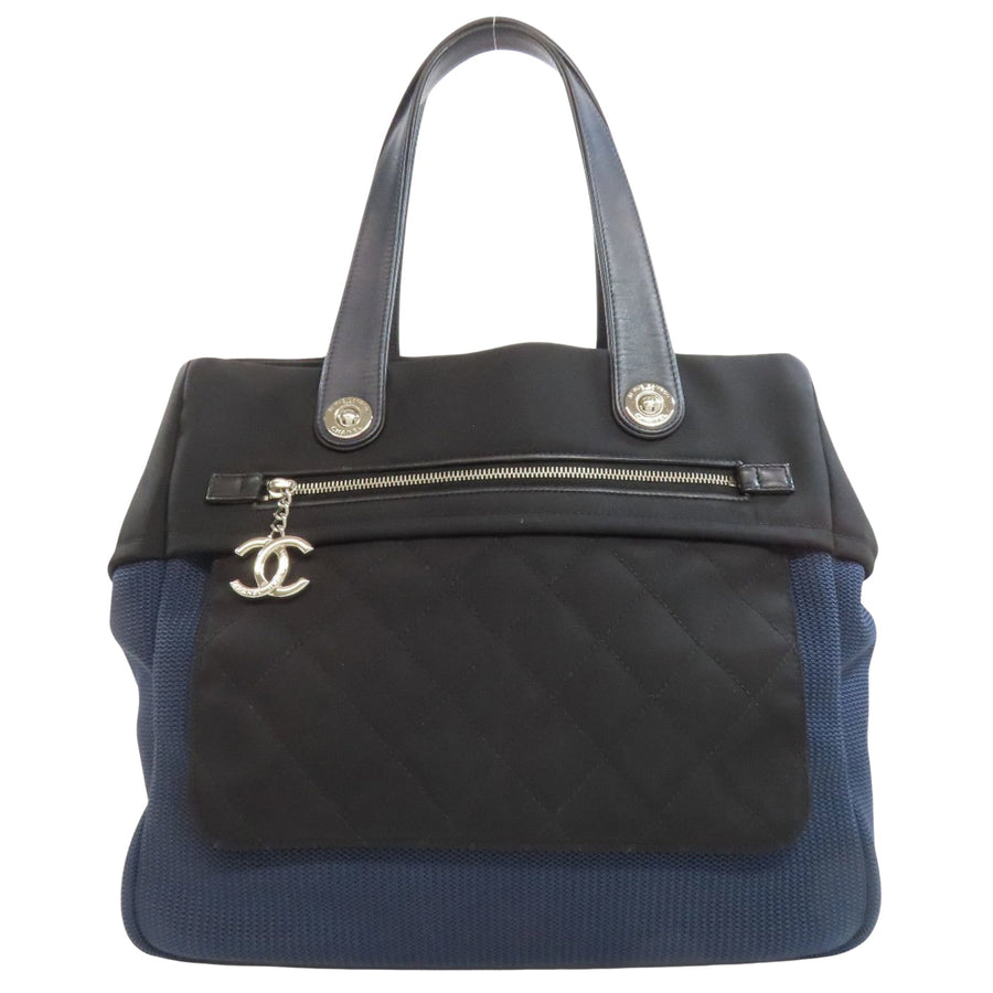 Chanel Paris Biarritz Synthetic Tote with Guarantee Card