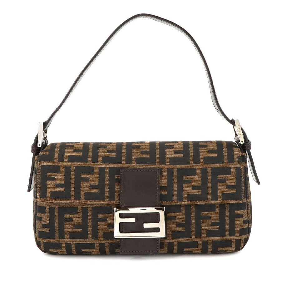 Fendi Canvas Mamma Baguette with Minor Stains and Good Condition