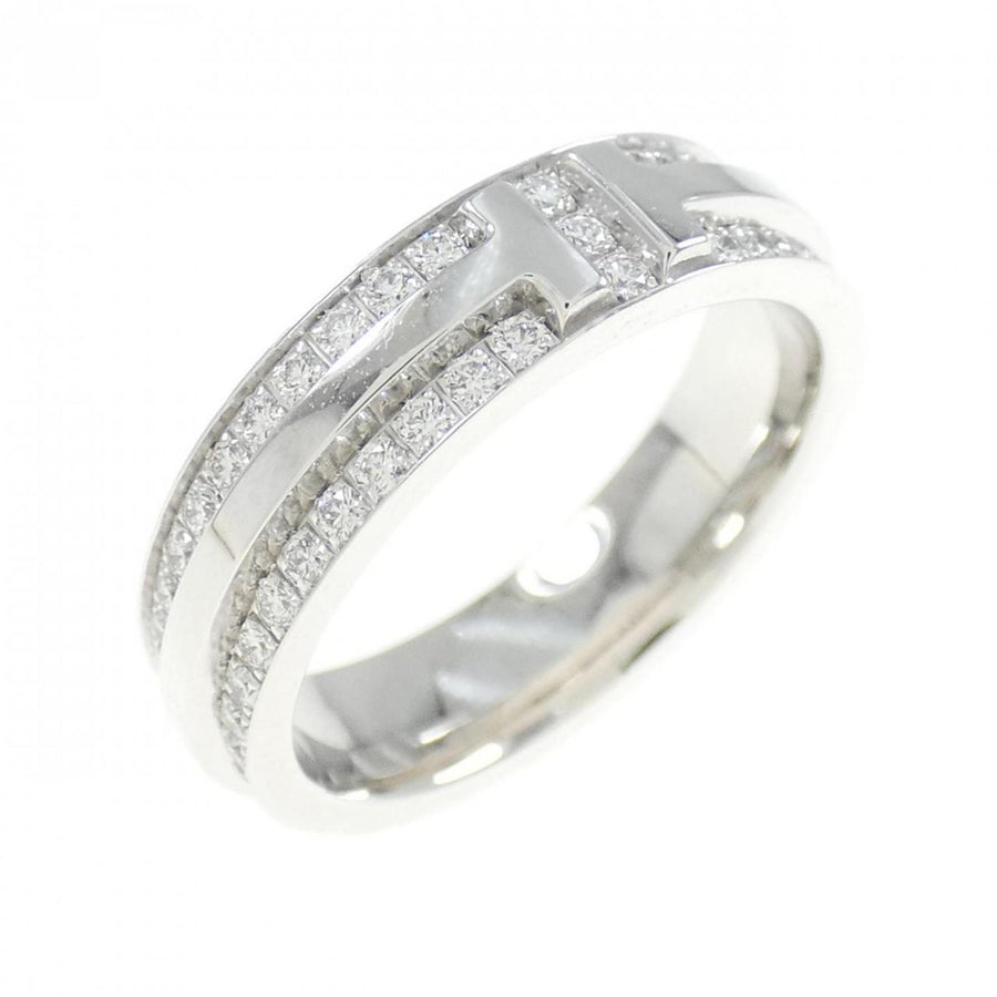 Tiffany & Co. White Gold T Two Polished Ring