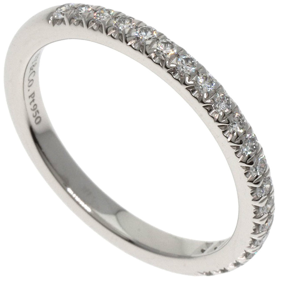Tiffany & Co. Eternal Circle Platinum Necklace with Dust Bag