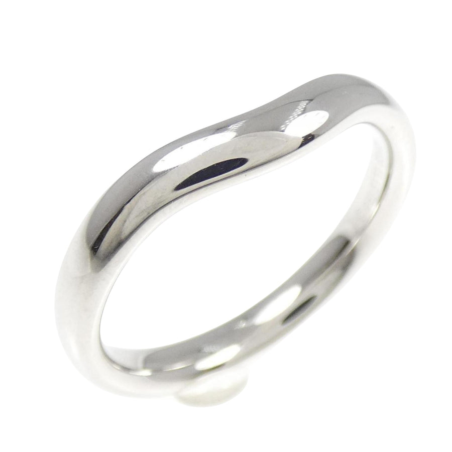 Tiffany & Co. Curved Platinum Band Ring