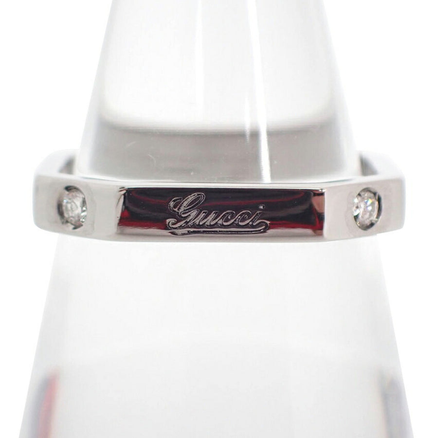 Gucci White Gold Octagone Watch with Polished Finish