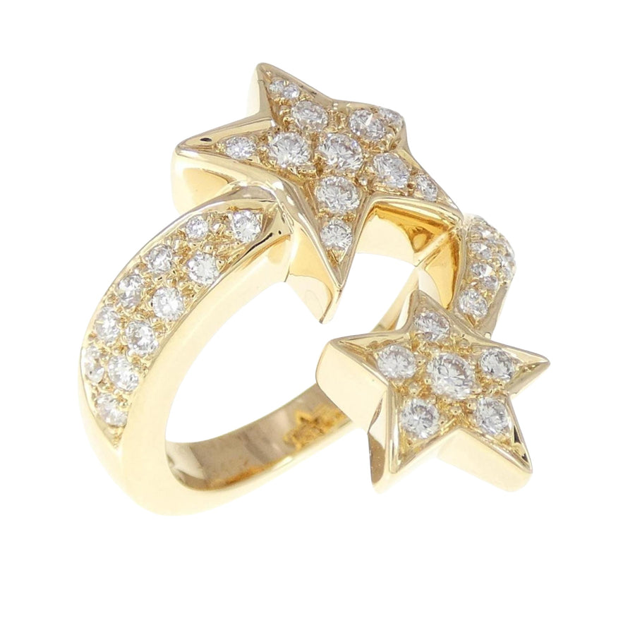Chanel Yellow Gold Comet Star Necklace
