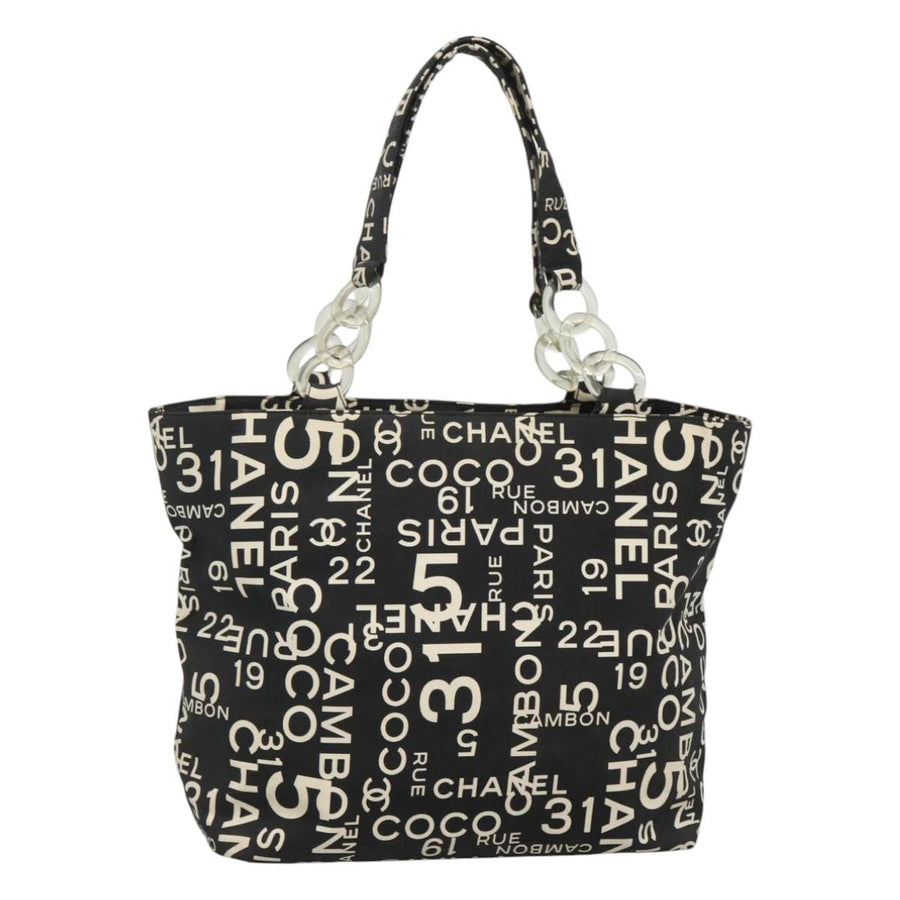 Chanel Cambon Canvas Tote Bag with Guarantee Card