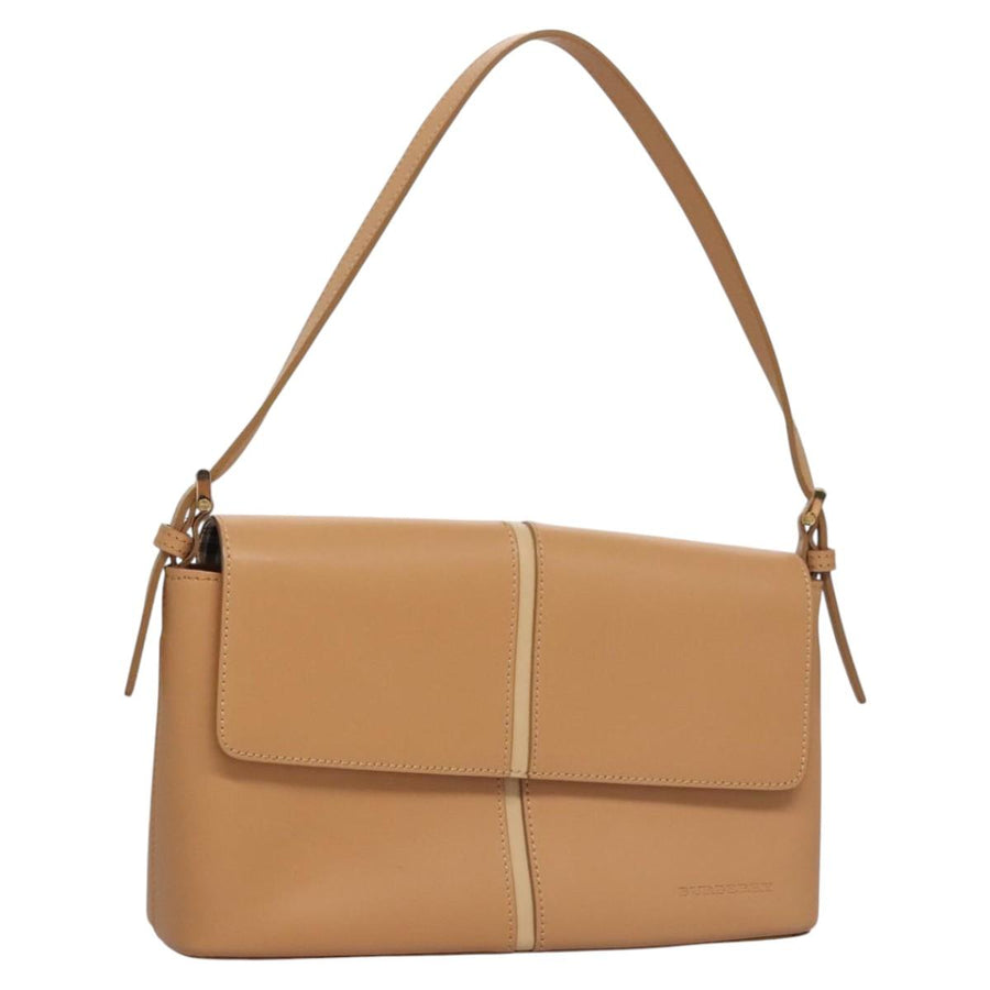 Burberry Leather Shoulder Bag with Minor Stains and Rubbing