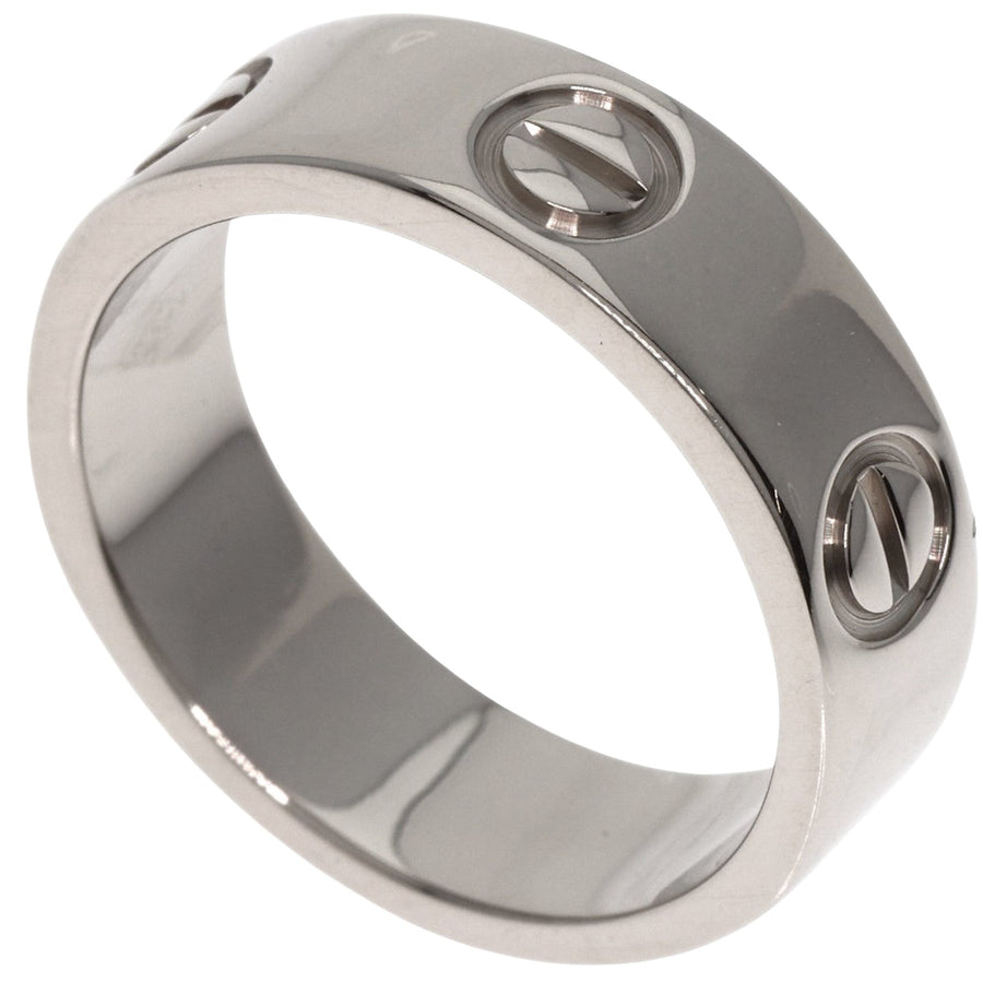 Cartier White Gold Love Bracelet with Polished Finish