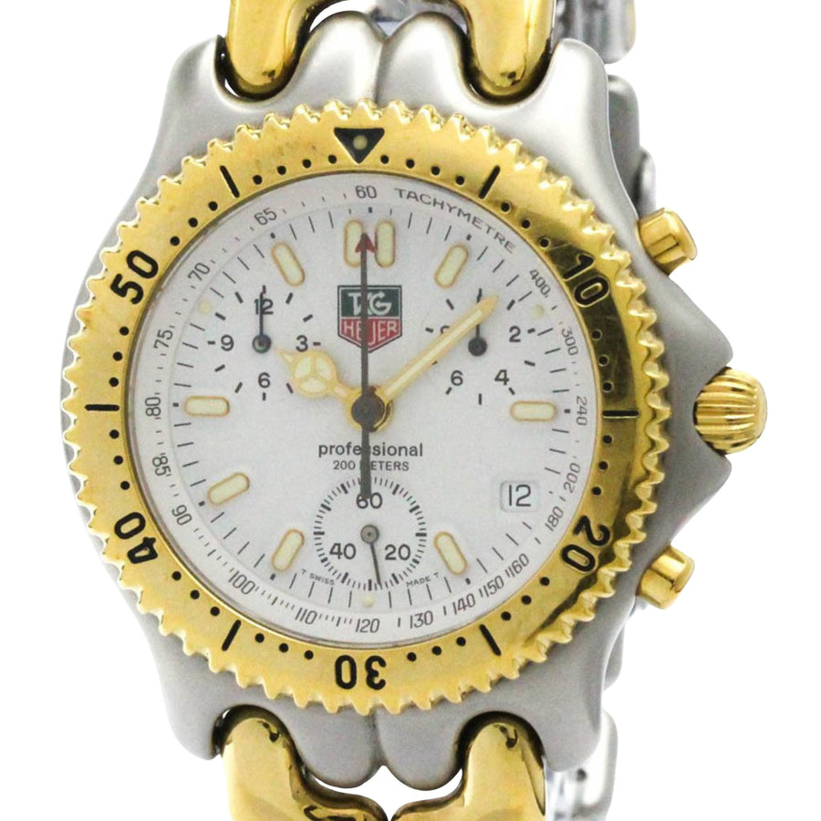 Tag Heuer Gold Plated Luxury Watch with Swiss Craftsmanship