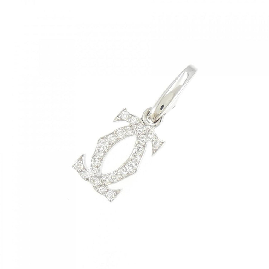 Cartier White Gold 2C C2 Ring with Slight Scratches