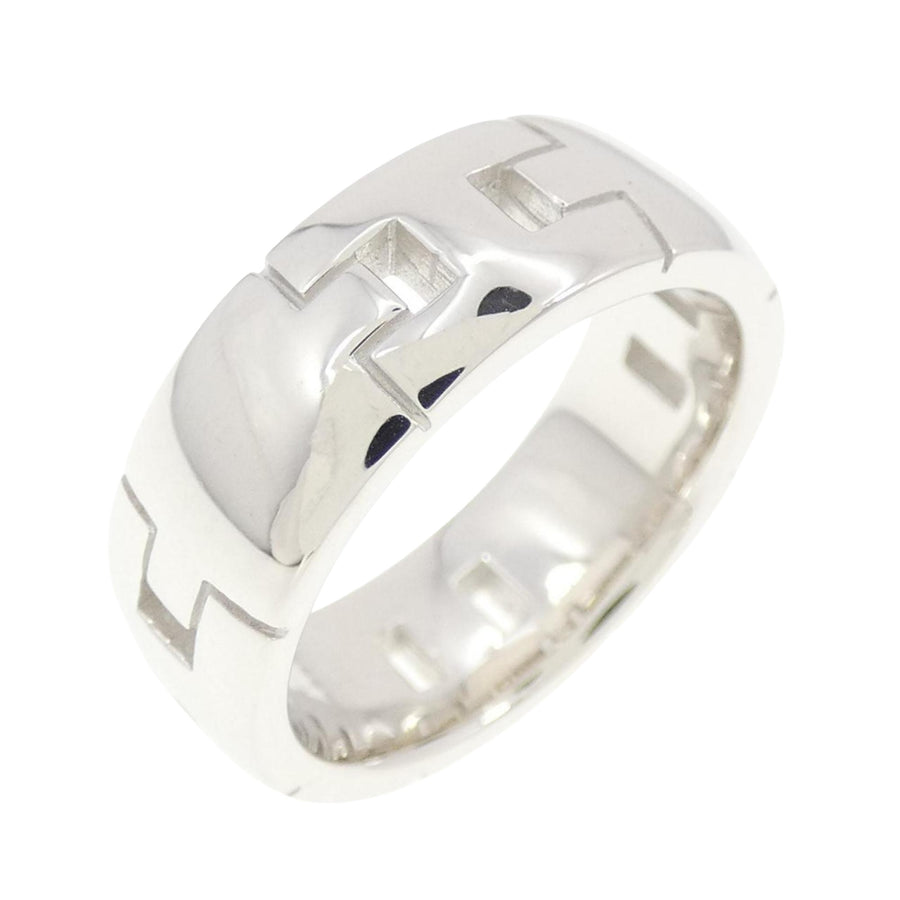 Hermes Ever Herakles White Gold Polished Bracelet
