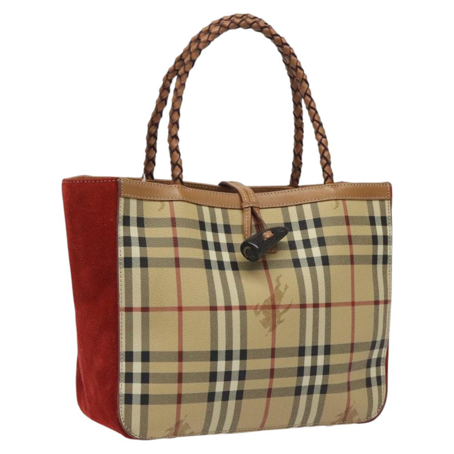 Burberry Nova Check Canvas Shoulder Bag