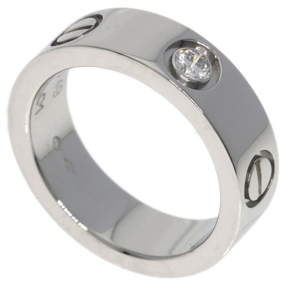 Cartier Platinum Love Bracelet with Polished Finish